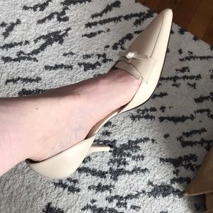 Off White Ann Taylor Heels